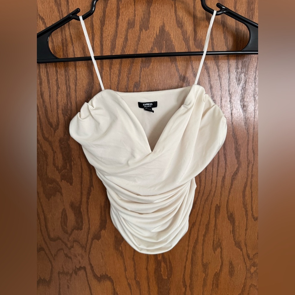 Express Strapless Ruched Top - Picture 2 of 4